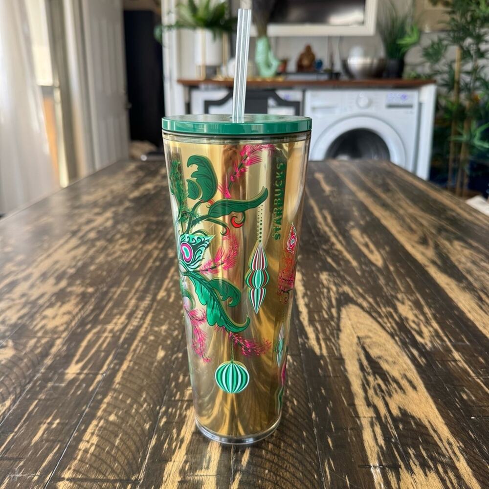Starbucks - Holiday Gold Ornament Tumbler (24oz) Venti